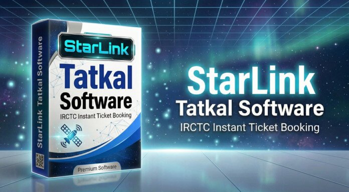 StarLink Tatkal Software interface for ultra-speed IRCTC Tatkal ticket booking